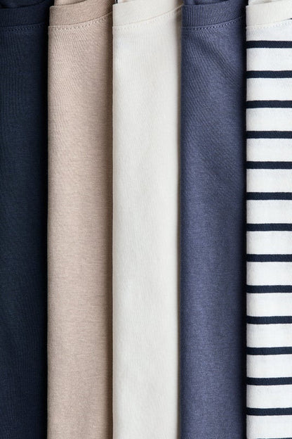 5-pack cotton jersey tops