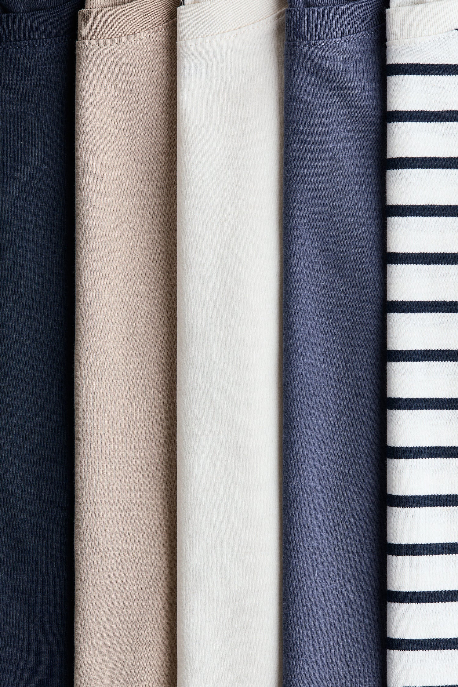 5-pack cotton jersey tops