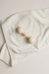Cotton pointelle baby blanket - White