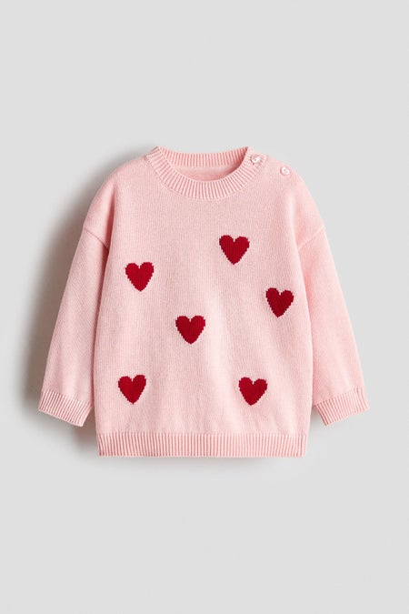 Jacquard-knit jumper