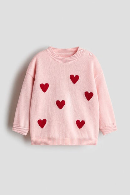 Jacquard-knit jumper