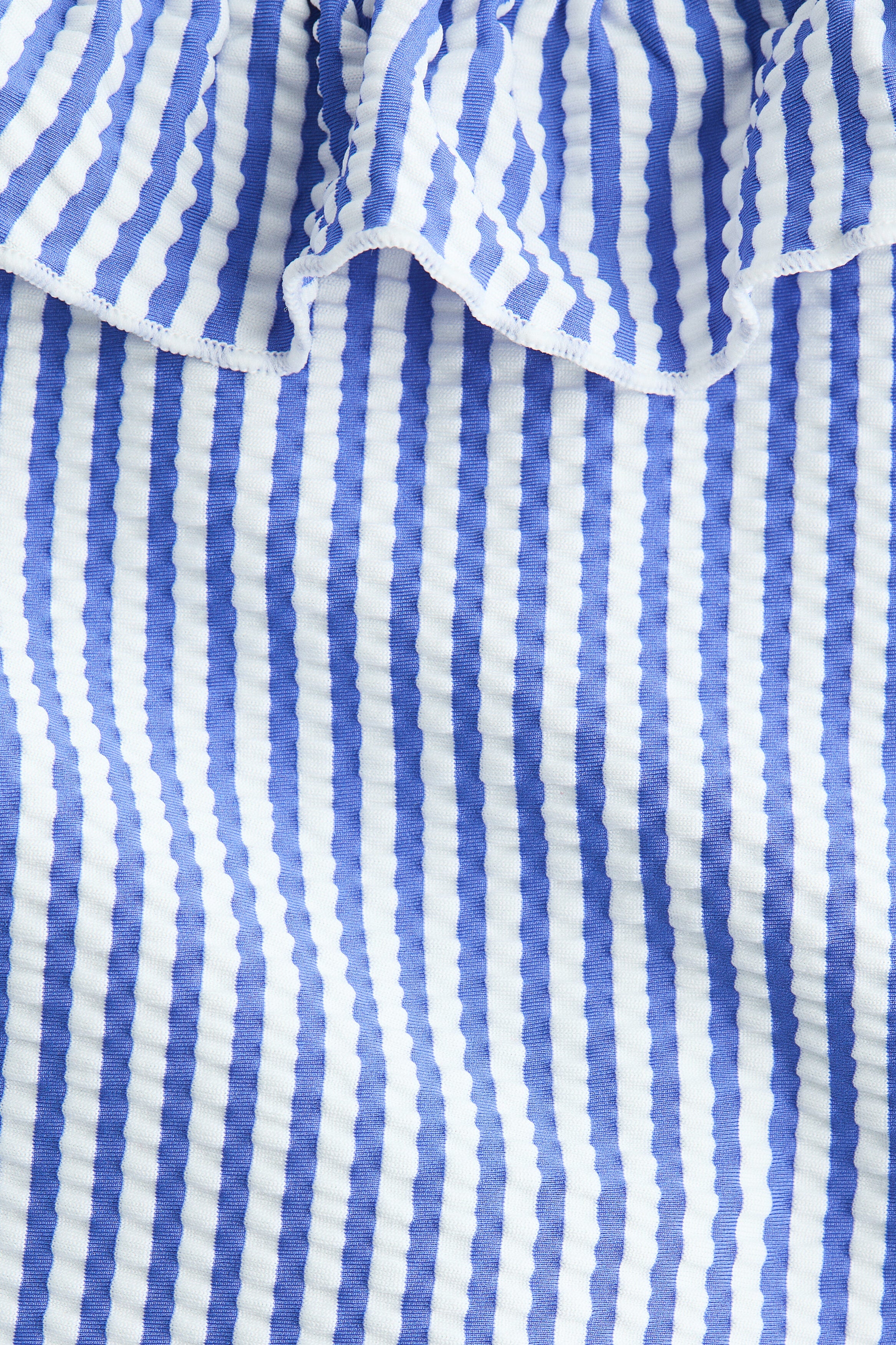 Frill-trimmed swimsuit
