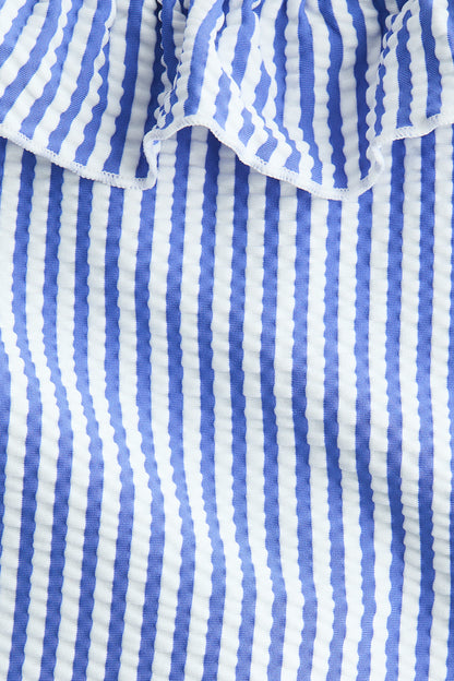 Frill-trimmed swimsuit