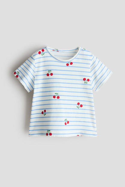 Printed cotton top - 2Y