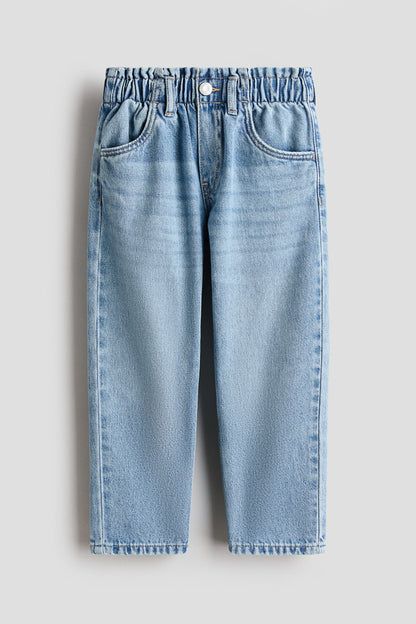 Relaxed paperbag jeans