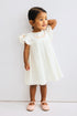 Embroidery-detail cotton dress - 12M