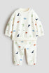 2-piece printed sweatshirt set - 12M