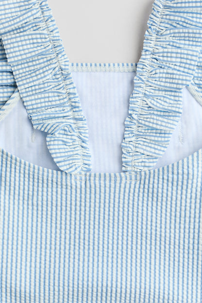 Frill-trimmed swimsuit