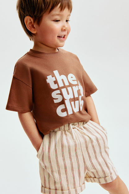 Cotton jersey shorts - 12M