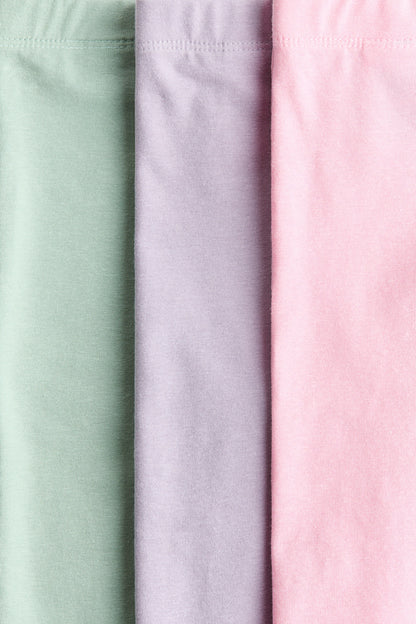 3-pack cotton jersey leggings
