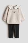 2-piece top and leggings set