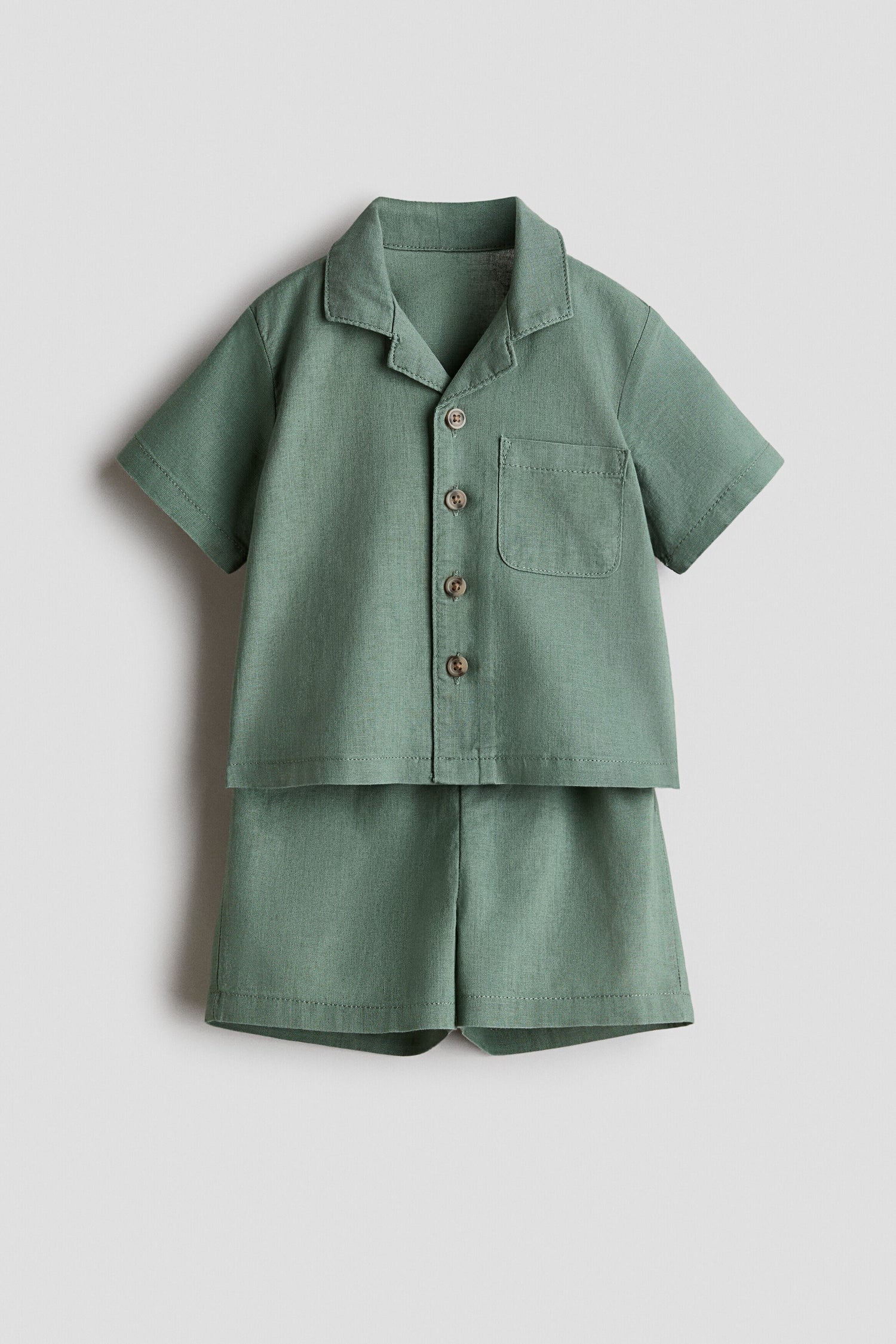 2-piece linen set - 12M