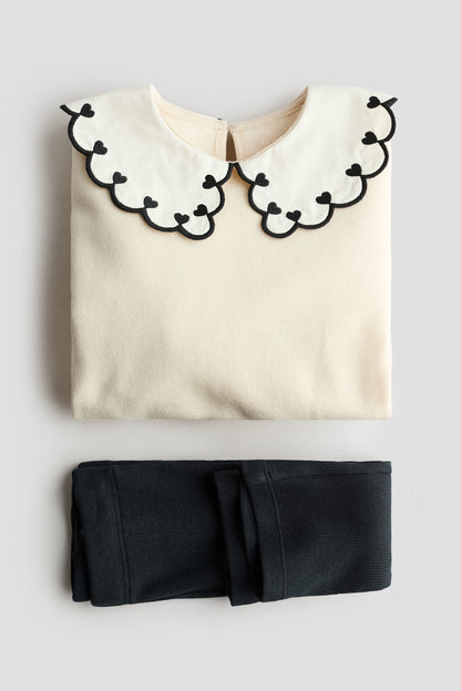 2-piece sweatshirt and leggings set