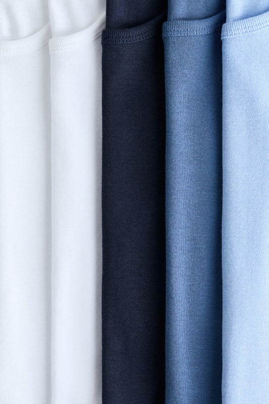 5-pack cotton vest tops