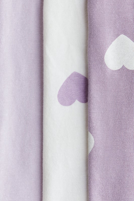3-pack cotton jersey leggings
