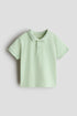 Cotton piqué polo shirt - 12M