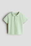 Cotton piqué polo shirt