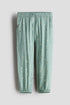 Woven joggers - Light Dusty Green Hearts / 1.5-2 Years
