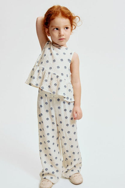2-piece crinkled jersey set