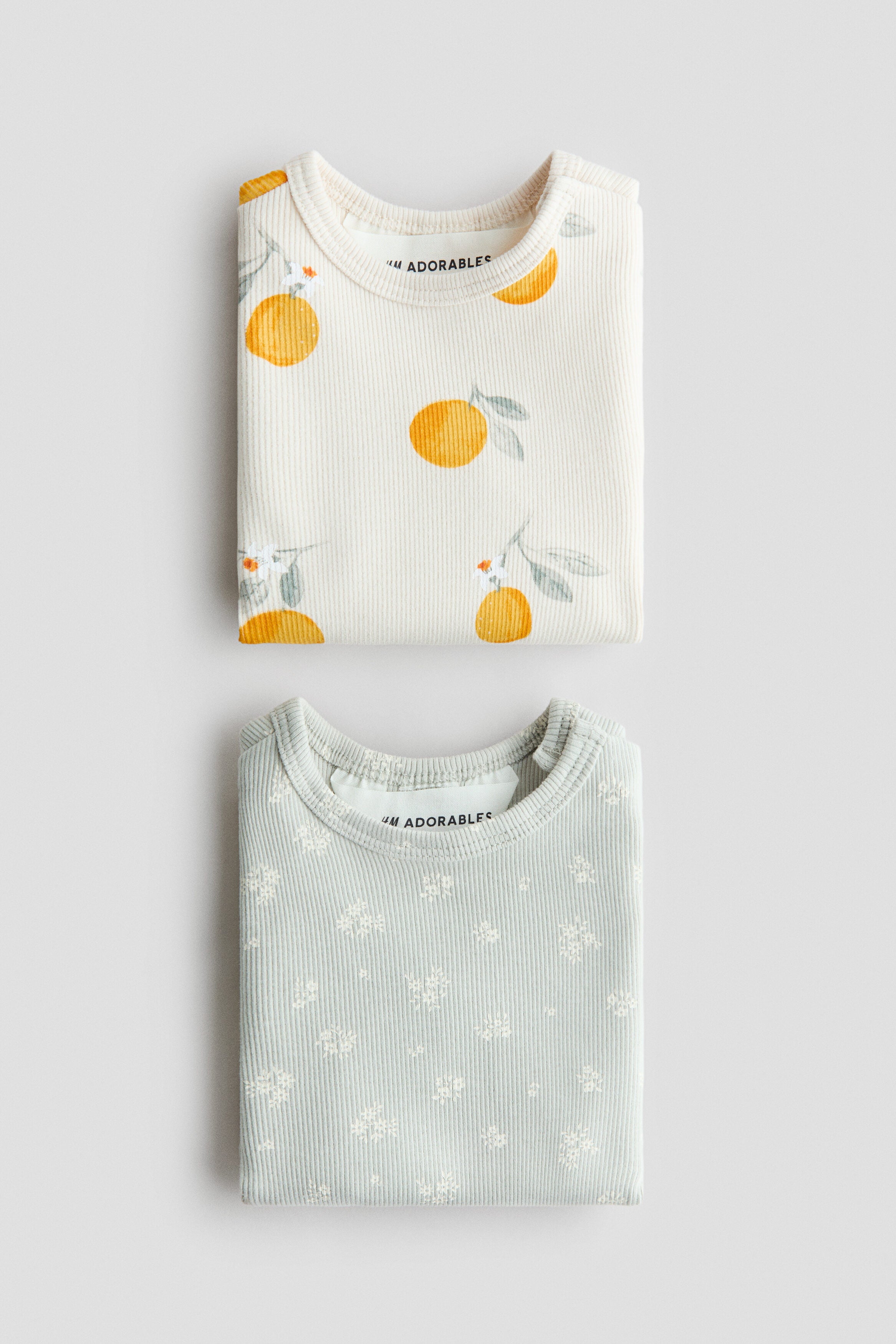 2-pack ribbed cotton tops