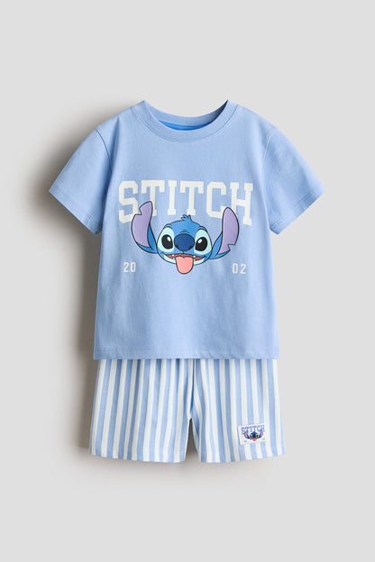 Printed cotton pyjamas - Light Blue Lilo Stitch / 8-10 Years