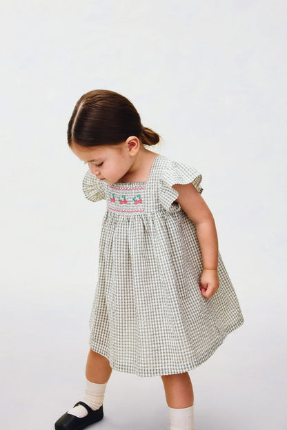 A-line cotton dress Image 2 of 6