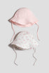 2-pack cotton sun hats