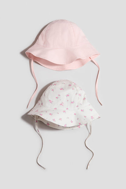 2-pack cotton sun hats Image 1 of 2