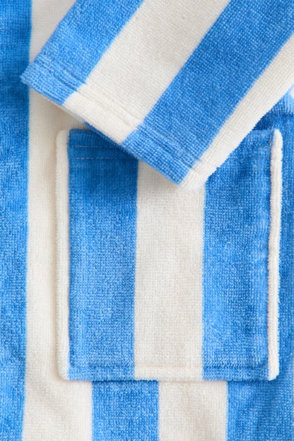 Cotton terry dressing gown