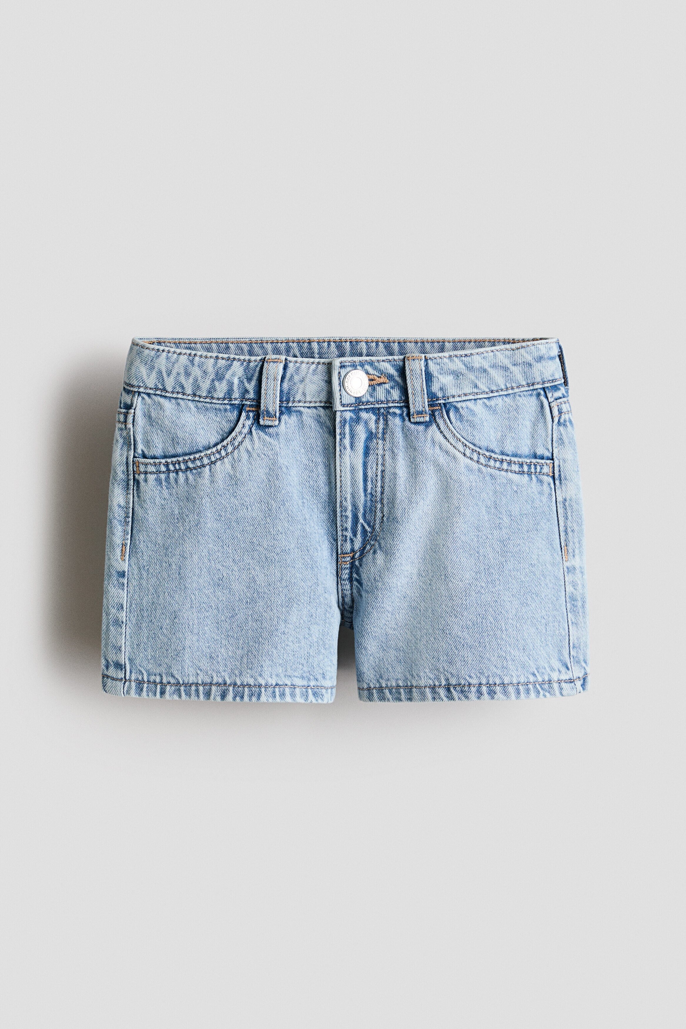 Superstretch denim shorts - Light Denim Blue 4 / 1.5-2 Years