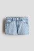 Superstretch denim shorts - Light Denim Blue 4 / 1.5-2 Years