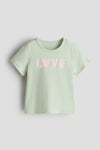 Printed cotton top