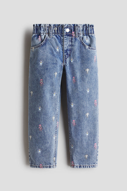 Loose Fit Tapered jeans - Blue Bluey / 9-10 Years