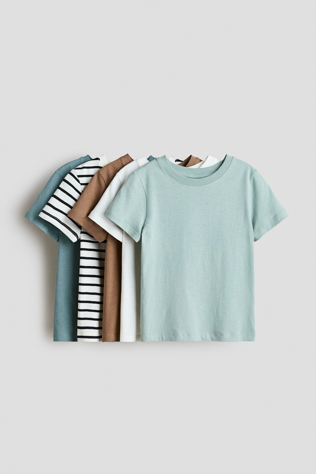 5-pack cotton T-shirts - Striped / 1.5-2 Years
