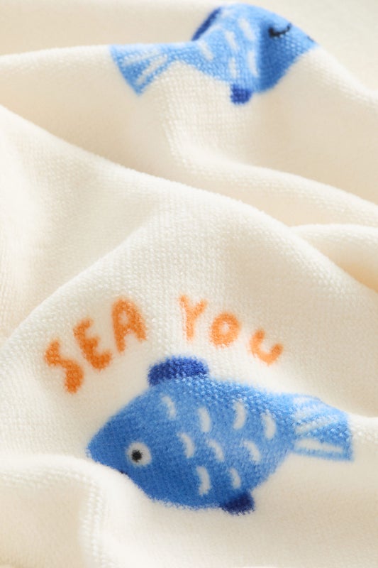 Baby poncho towel