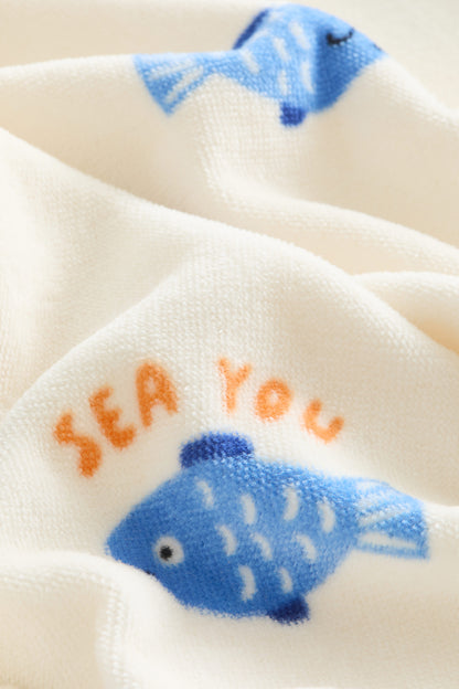 Baby poncho towel