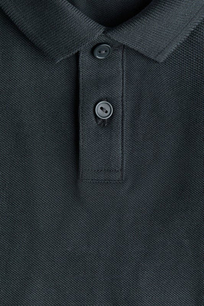 Cotton piqué polo shirt