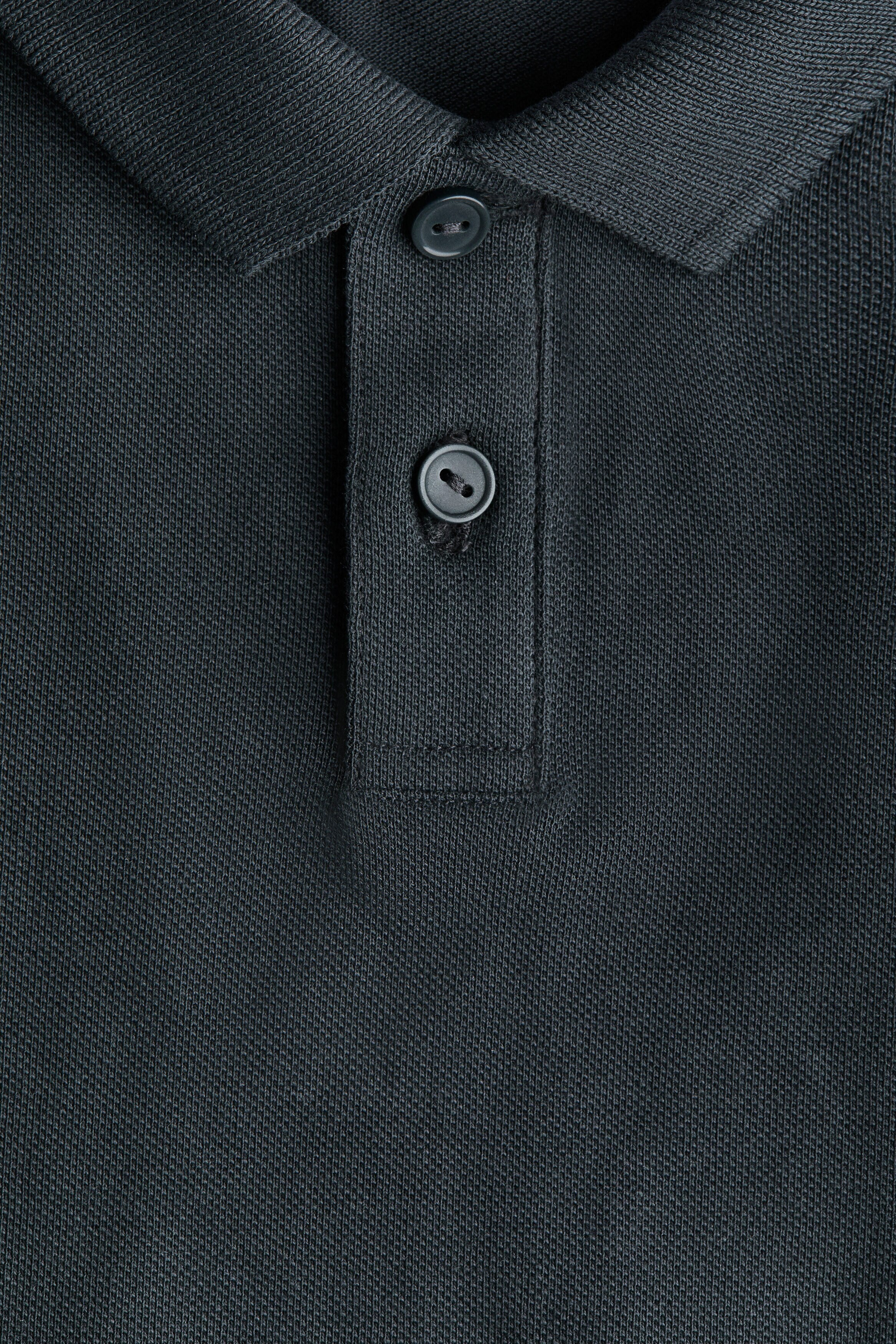 Cotton piqué polo shirt