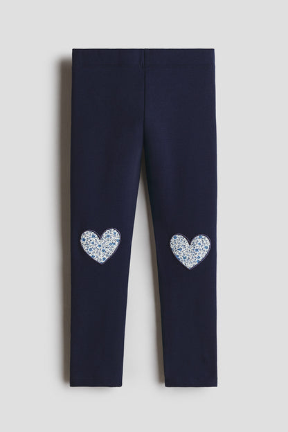 Brushed-inside leggings - 2-3Y