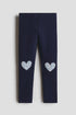 Brushed-inside leggings - 2-3Y