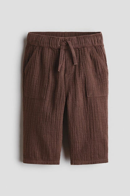 Cotton muslin trousers