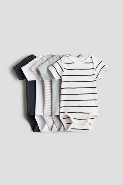 5-pack cotton bodysuits