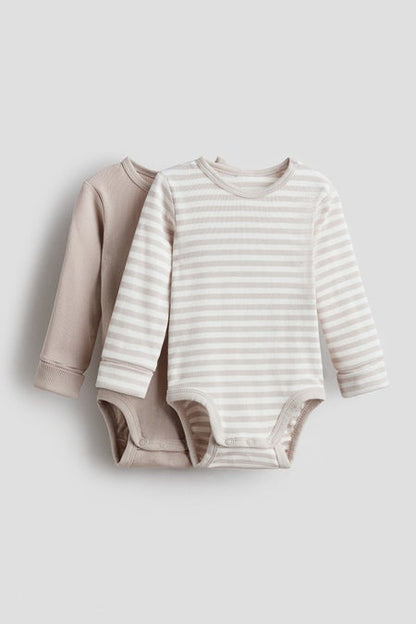 2-pack long-sleeved bodysuits