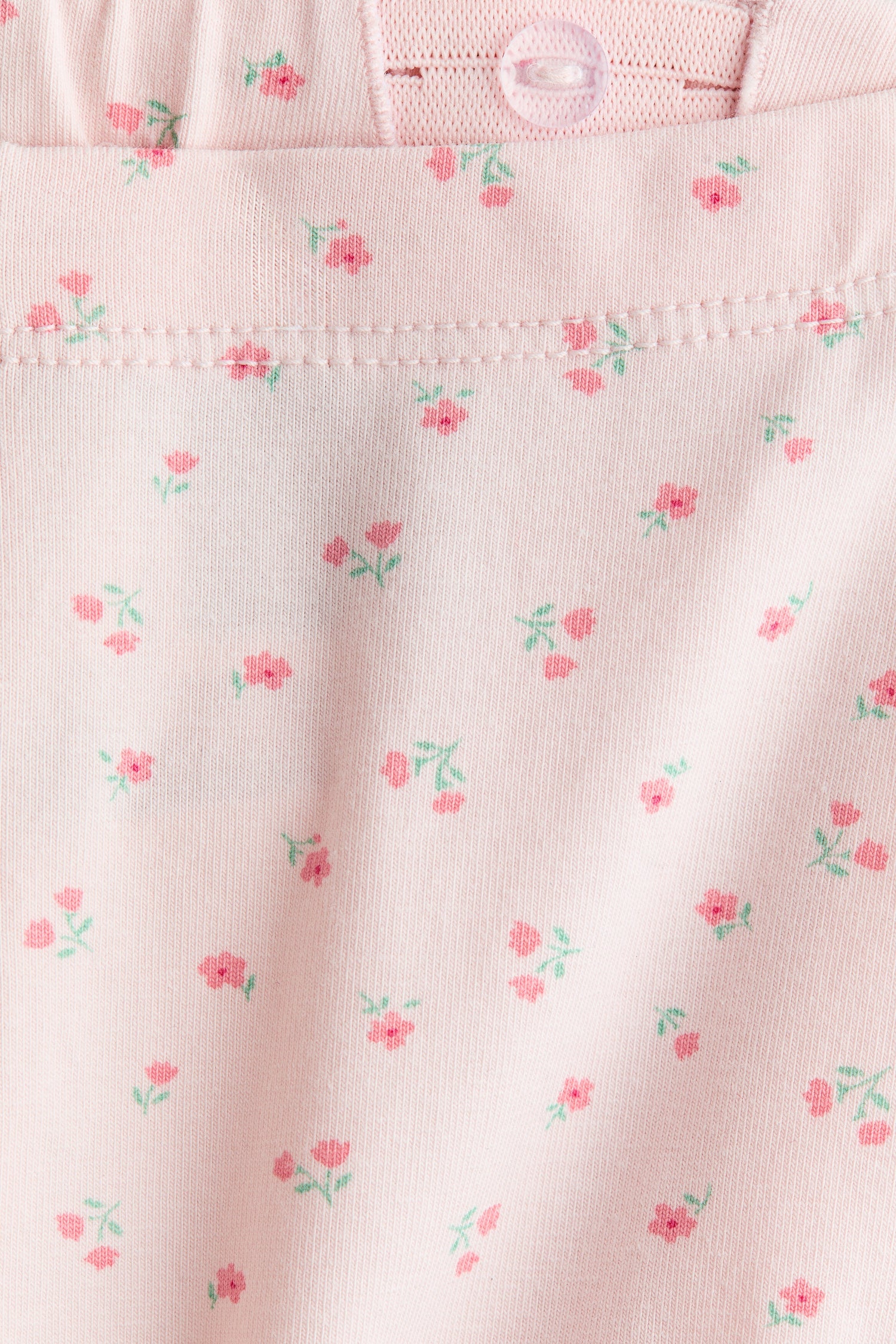 Printed cotton leggings