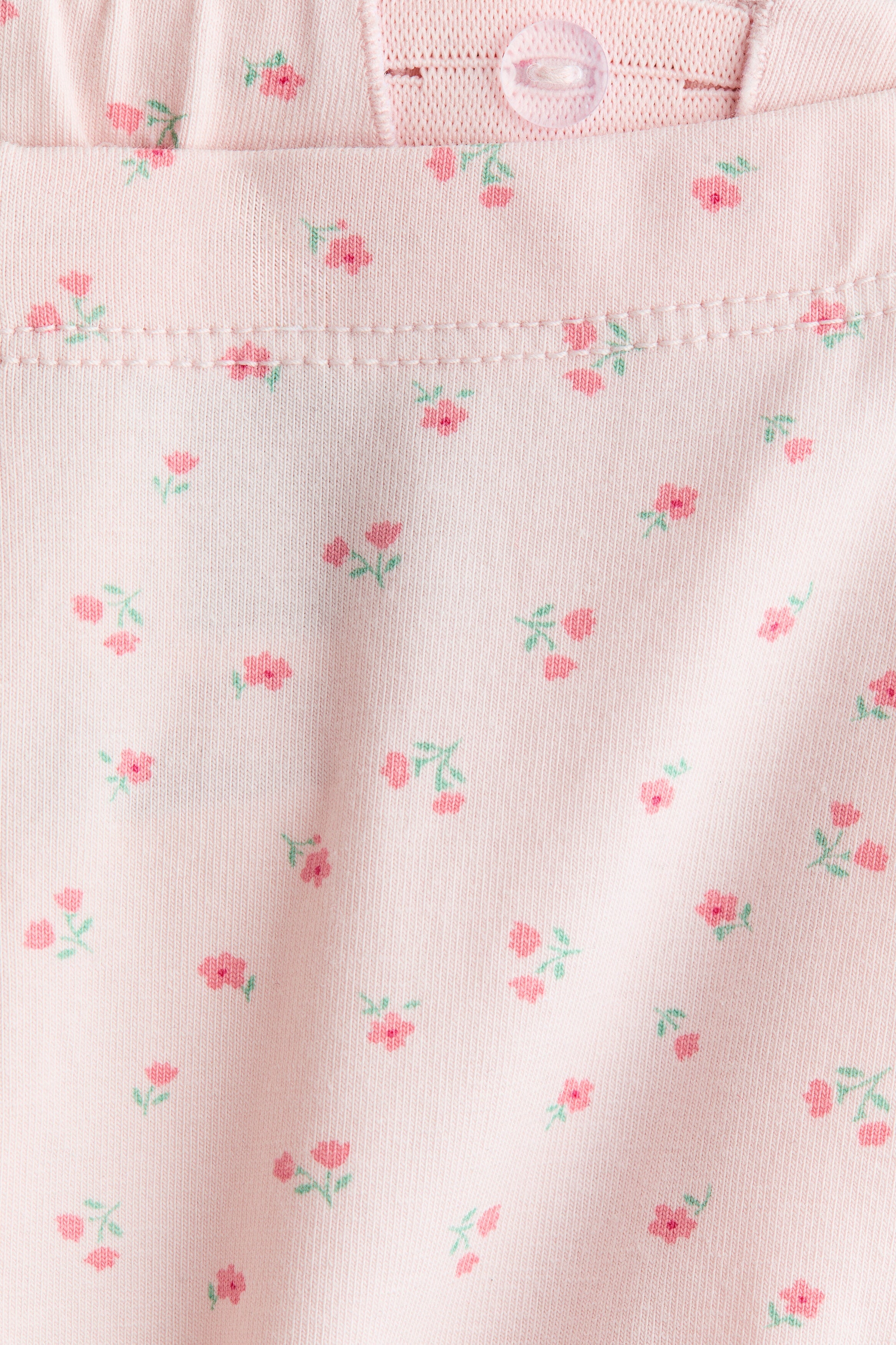 Printed cotton leggings