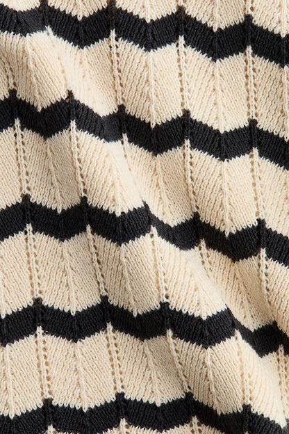 2-piece pointelle-knit cotton set