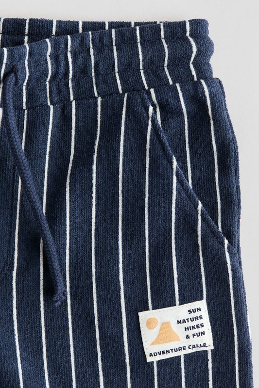 Terry drawstring trousers