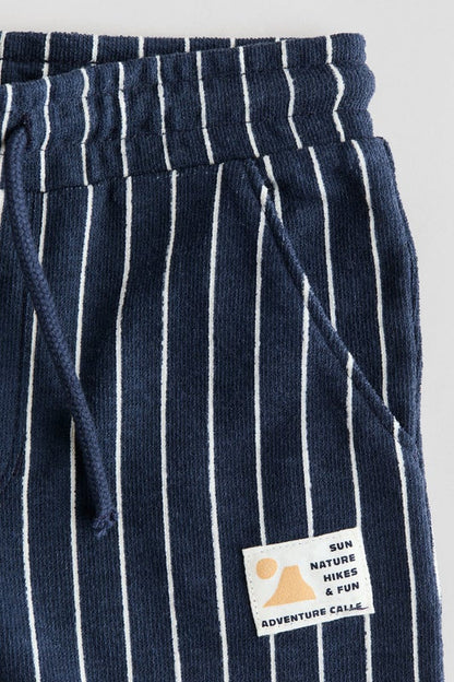 Terry drawstring trousers