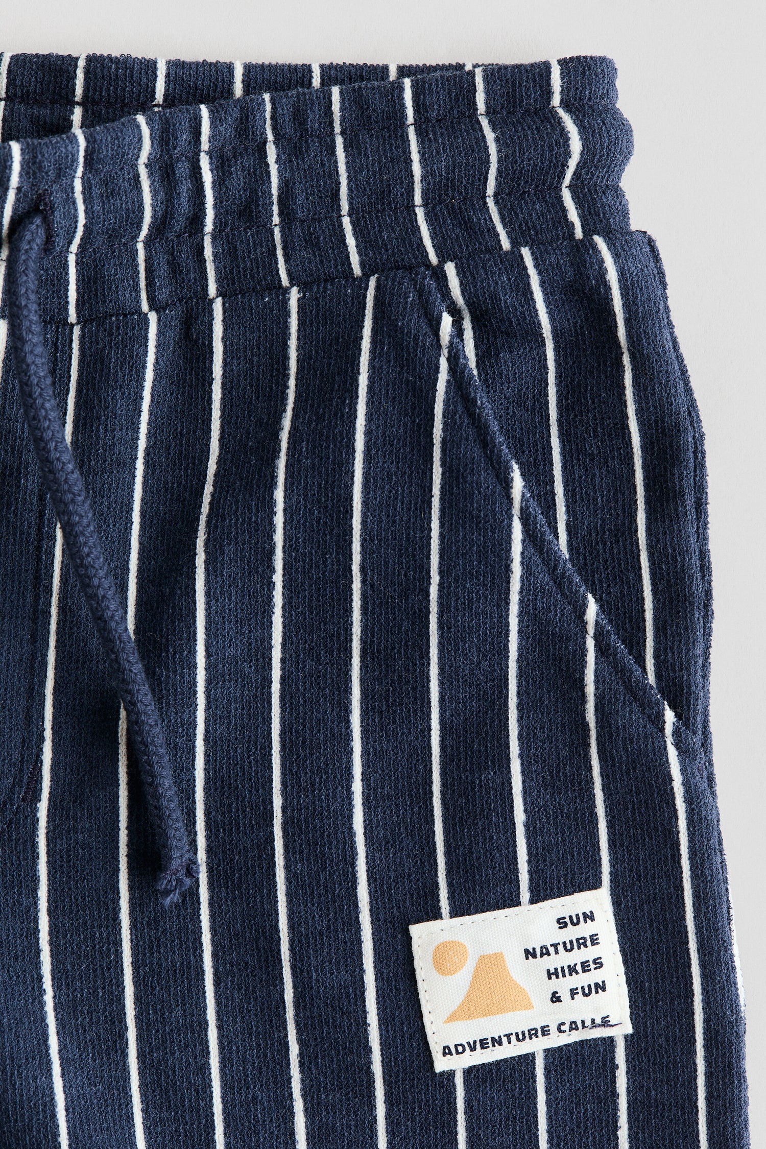 Terry drawstring trousers