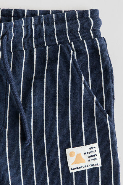 Terry drawstring trousers